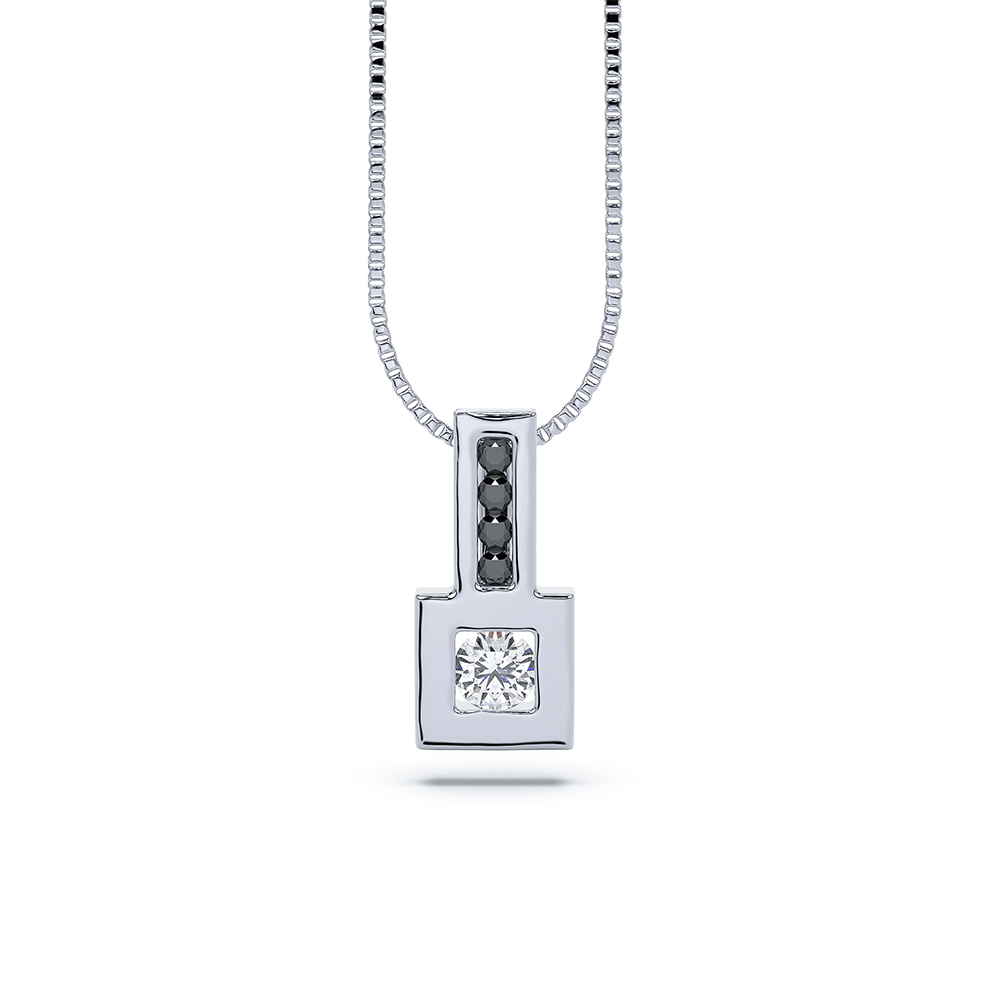 Princess Cut Diamond Pendant #1332 - Seattle Bellevue | Joseph Jewelry