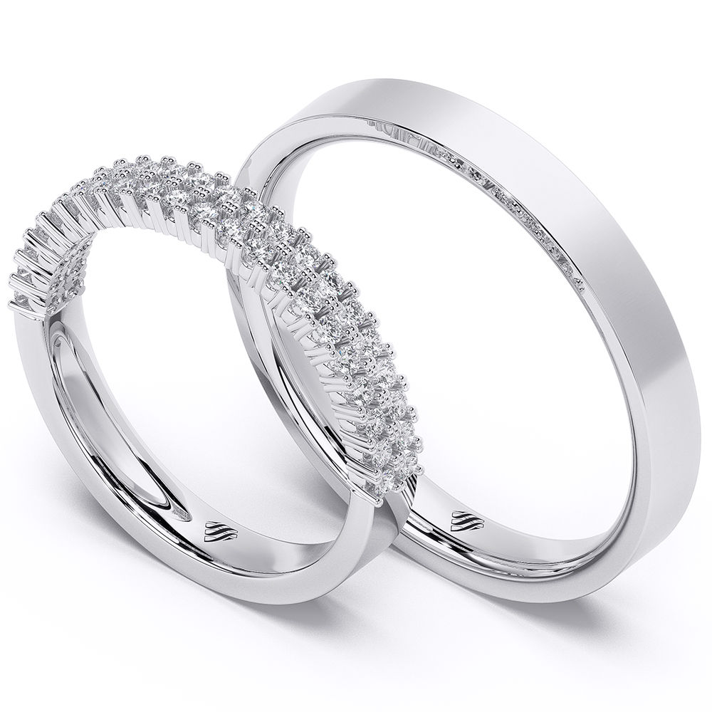 Wedding Rings VA72DAL